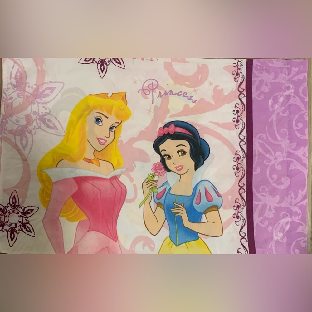 Disney Princess Pink Pillowcase